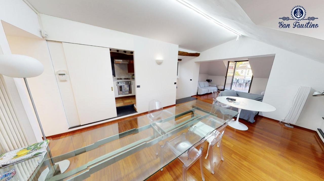 Welcome Riviera - Attico San Faustino 165 Mq Piu 110 Mq Di Terrazza- In Villa 700 ,Vista Mare Strepitosa-100 M Dalla Spiaggia-Parking Esclusivo Rapallo Zewnętrze zdjęcie
