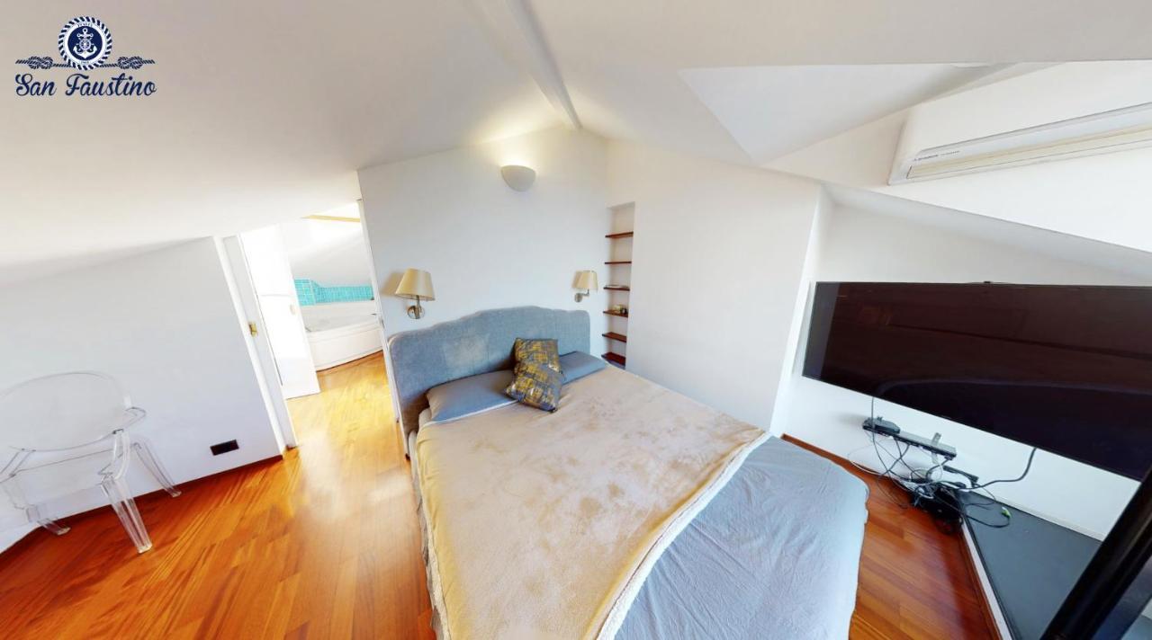 Welcome Riviera - Attico San Faustino 165 Mq Piu 110 Mq Di Terrazza- In Villa 700 ,Vista Mare Strepitosa-100 M Dalla Spiaggia-Parking Esclusivo Rapallo Zewnętrze zdjęcie