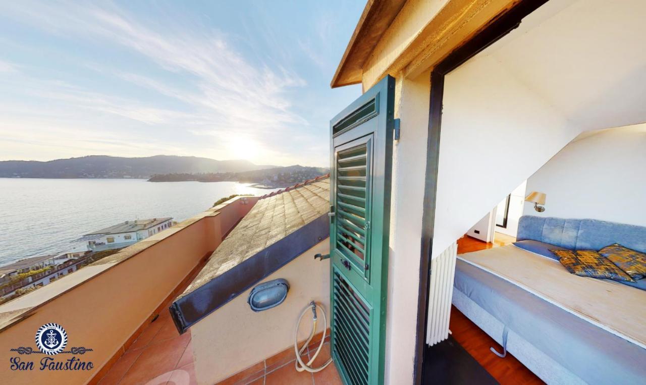 Welcome Riviera - Attico San Faustino 165 Mq Piu 110 Mq Di Terrazza- In Villa 700 ,Vista Mare Strepitosa-100 M Dalla Spiaggia-Parking Esclusivo Rapallo Zewnętrze zdjęcie