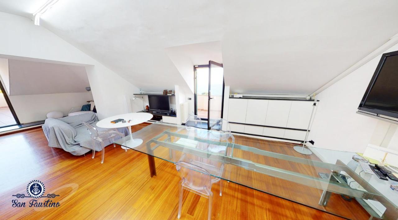 Welcome Riviera - Attico San Faustino 165 Mq Piu 110 Mq Di Terrazza- In Villa 700 ,Vista Mare Strepitosa-100 M Dalla Spiaggia-Parking Esclusivo Rapallo Zewnętrze zdjęcie