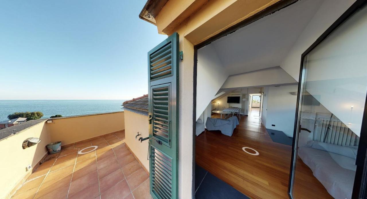 Welcome Riviera - Attico San Faustino 165 Mq Piu 110 Mq Di Terrazza- In Villa 700 ,Vista Mare Strepitosa-100 M Dalla Spiaggia-Parking Esclusivo Rapallo Zewnętrze zdjęcie
